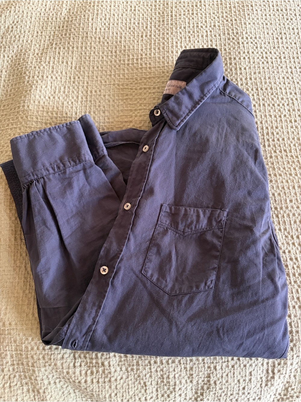 Officine Generale Men's Cotton Button-Down Shirt